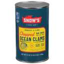 Snow's Ocean Chopped Clams Canned, 51 oz Can - 7g Protein per Serving - No MSG, 99% Fat Free - Great for Pasta & Seafood Recipes