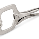 1 Pcs Locking C Clamp Set, Locking Pliers with Fixed and Swivel Pads 11 Inch, Metal Tools Welding Clamps for Home Farm 