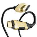 Mygatti USB C to HDMI Cable 8FT, High-Speed USB 3.1 Type-C to HDMI 2.0 Cord, 4K@60Hz HDR, Gold-Plated Plug, (Thunderbolt 5/4/3 Compatible), for MacBook, iPad, iPhone, HDTV and More