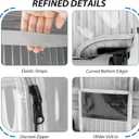 Transparent PVC Suitcase Cover, No Disassembly Required Clear Luggage Protector Suitcase Cover