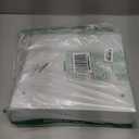 3 Ring Binder, 2.5" Professional Angle D-Rings, Presentation Folder for Standard Pages with Inside Pockets, Customizable Clear View White Binder (3.2" Spine)