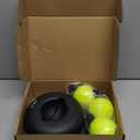 Hikeen Premium Tennis Trainer Rebound with Metal Base,Portable Solo Tennis Trainer Set with 3 Highly Elastic String Balls,Tennis Practice Equipment for Adult Kids an Beginners