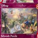 Schmidt Spiele 59475 Thomas Kinkade, Disney, Beauty and The Beast, Jigsaw Puzzle, 1000 Pieces (normal)