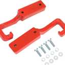 Red Forged Steel Tow Hooks Wk2 W/Screws Front for Jeep for Grand Cherokee 2015-2022 BIK10841