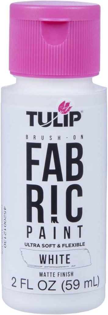 Tulip Soft Paint Peggable 39420 Sfpt Opstk Soft Matte White 2Oz