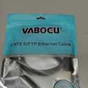 Vabogu Cat 8 Ethernet Cable 3FT, Heavy Duty 26AWG High Speed 40Gbps 2000MHz, Gold Plated RJ45 Shielded, Weatherproof Indoor & Outdoor LAN Cable for Gaming PC PS5 Xbox Modem Router