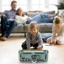 S24 Case,S25 Case, for Samsung Galaxy S24/S25 6.1 inch Case,with Kickstand Ring,Adjustable Stand,Military Grade,Heavy Duty Protection,Shockproof,Anti-Fingerprint,Support Magnet Car Mount,Teal