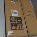 4 THOUGHT Solid Pine Wood Framed Magnetic Chalkboard for Wall, 24"x18" Heavy Duty Rustic Blackboard Sign for Kitchen, Office, Home & Cafe - Indoor/Outdoor Use, Brown