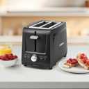 Cuisinart Core Collection 2-Slice Toaster | Extra-Long Slots for Artisan Bread, Bagel | High-Lift Quickview | Single Slice & Defrost Function | +30sec Toast Boost | Removable Crumb Tray, Black