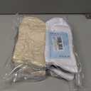 2 x AugRing Women's Striped Cotton Crew Socks Cozy Casual Athletic Quarter Socks for Running & Gym Size 5-11