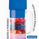 HY-IMPACT BETTER BLENDERS- PERSONAL WITH HANDLE AND STRAW - 16OZ. USB RECHARGEABLE 