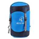 REDCAMP Nylon Compression Stuff Sack, Lightweight Sleeping Bag Compression Sack Great for Backpacking, Hiking and Camping,Blue Size L