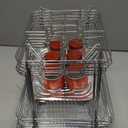 Alpha Living 6 Pack - Disposable Chafing Dish Buffet Set, Half Size Pans, Welded Body Food Warmers for Parties, Fuel Cans Complete Set, Warming Trays (Complete Kit (with Racks))