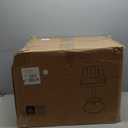 Bar Stools Set of 2, Swivel Bar Chairs, Modern Adjustable PU Leather Upholstered Barstools Counter Height with Tufted Back for Bar, Kitchen Counter Island, Dining Room, Beige