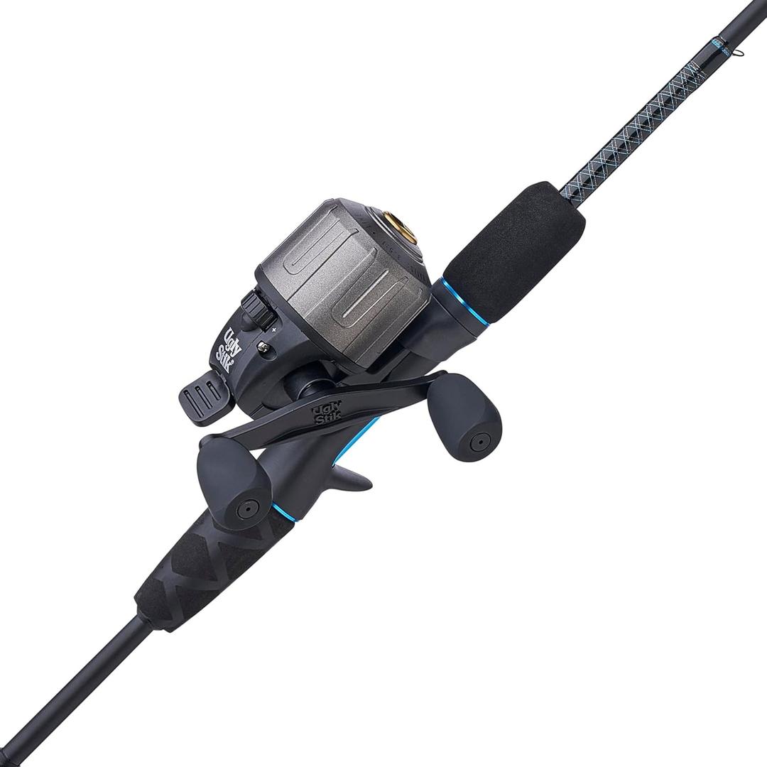 Ugly Stik GX2 Spincast Reel and Fishing Rod Combo, 6 Size Reel - 5\'6" - Medium - 2pc
