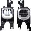 DRFG LED Fog Lights W/DRL for 2008 2009 2010 FORD F250 F350 F450 Super Duty Fog Lamps Assembly OEM Bumper Driving Fog Lights Kit