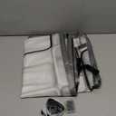 Insulated Door Curtain - 39x83 inch Magnetic Thermal and Insulation Self-Closing Privacy Door Cover Screen for Doorways Keep Draft Out for Air Conditioner, Heater Room, Living Room (White)