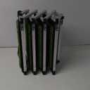 Dog Stairs for Large Dogs PRIORPET - Glow in The Dark Marking - Foldable Dog ramp for Car Small to Medium Size- Dog Steps for Car - Grass Padded Dog Steps for Large Dog - Pet Stairs 4 Steps (4 Grass)