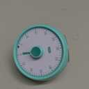 Visual Timer 60-Minute, Kids Timer for Homeschool Desk, Time Management Tools with Silent Operation, Timer for Kitchen Office Classroom(Green)