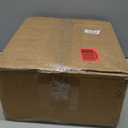 Wall Hung Bathroom Vessel Sink, QISHKA 12.5" X 11.5" Semi-Oval Floating Ceramic Wash Hand Basin White Wall Mount Vanity Sink for Small Bathroom and Small Cloakroom