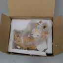 Resin Fawn Doe Figurines Toys, Cute Deer Cake Toppers Statues Baby Shower Birthday Wedding Party Decor