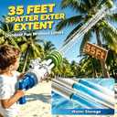 2 Pack Large Water Guns for Kids, Soaker Squirt Water Gun Toys, Beach Backyard Party Play Game Activities, Outdoor Swimming Water Pool Guns Birthday Gifts Toy for Kid Adults Ages 4-8 8-12