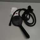 FASDUNT Shower Head with Handheld, High Pressure Handheld Shower Head with 80" Extra Long Stainless Steel Hose & Adjustable Bracket, Showerhead with ON/OFF Switch, Black