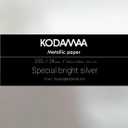 KODAMAA 12x12Square Art Craft Gold/Silver Cardstock, Multipurpose Shimmer Metallic Paper Perfect for Festival Crafting, Party Decoration, Gift Packaging (24 Sheets) (Bright Silver)