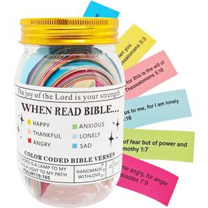 Bible Verse Hope & Prayer Jar - Creative Christmas Stocking Stuffer & Gift for Christian Women, Men, Mom, Dad. Ideal for Birthday, Valentine's Day (Unboxed)