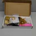 Black and Gold Party Decorations 4 Set Balloon Stand Table Centerpieces for Men's Women's Birthday Wedding Retirement Anniversary Graduation Decorations 2026 New Years Eve