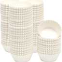 qiqee 1000pcs White Cupcake Liners Muffin Linner No Smell, Food Grade Baking CupsStandard Size