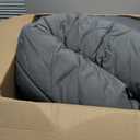 Modern Grey blanket combines lightweight breathable warmth 