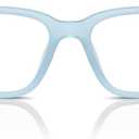 ARNETTE Men's An7250u Pheobe Universal Fit Square Prescription Eyewear Frames (Frosted Light Blue / Demo Lens)