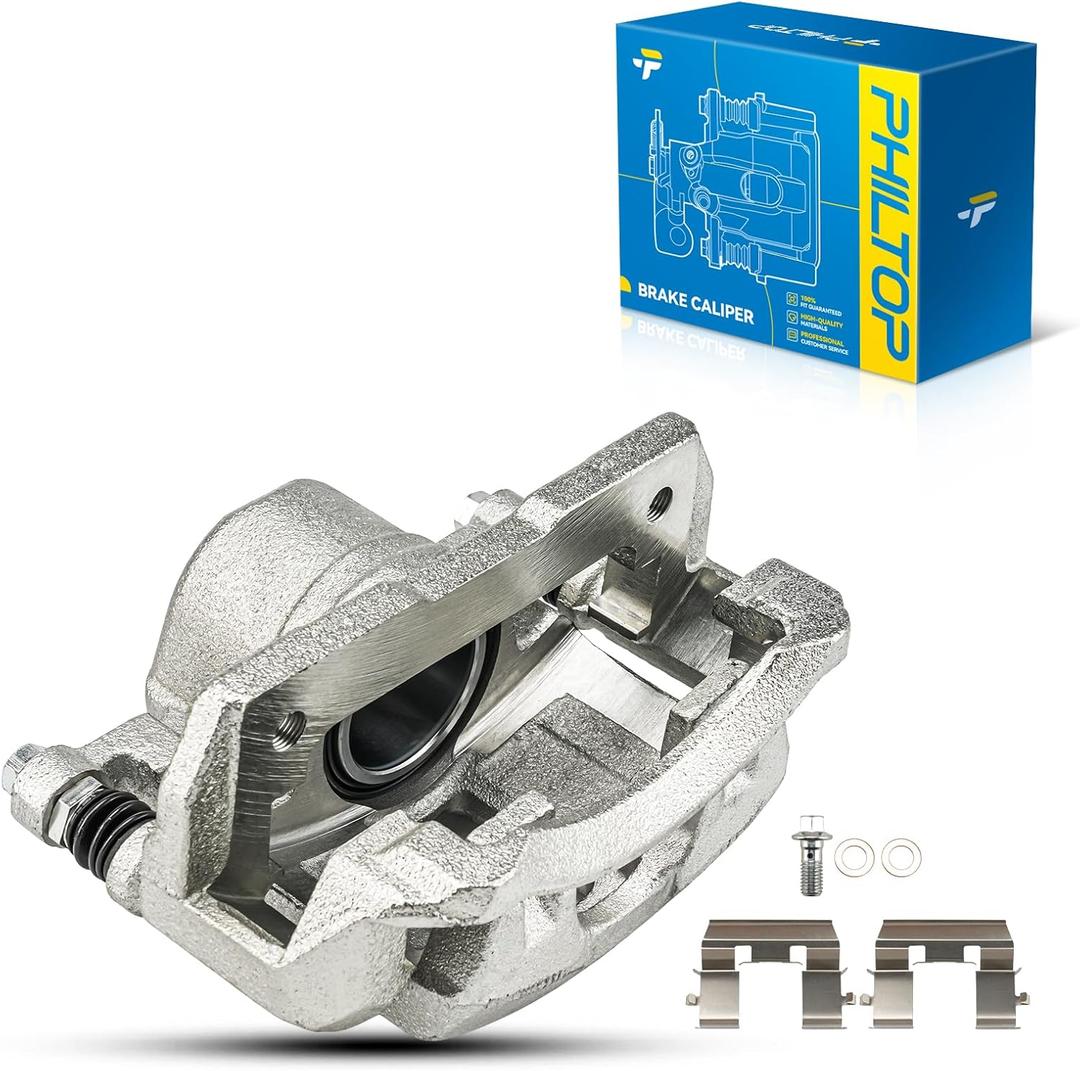 PHILTOP Brake Caliper Front Right Compatible with 2003-2007 Honda Accord, 19-B2669