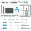 DOWELL One Way Window Privacy Film with 3 Tools Window Tint for Home Heat Control Anti UV Sun Blocking Reflective Mirror Covering See Out Not in for House and OfficeBlack Silver 35.4" x 78.7"