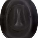 Kangaroo -Cowboy Hat for Women & Men with Pull-on Closure, Costume Party Perfectly Fits as Adults Cowgirl (Black)