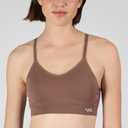Ryka Sports Bra, Cami Yoga, Athletic Sostn Deportivo, Ashley Seamless v-Neck, 3 Pack (S)