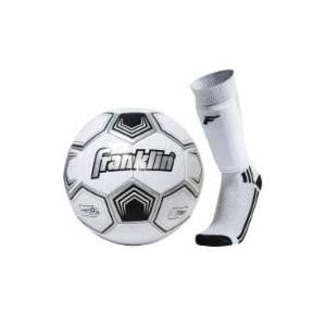 Franklin Size 3 Soccer Starter Set - Youth - White/Black, 1 ct