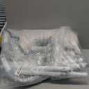 HOMLAND Raised Toilet Seat with Handles, FSA HSA Eligible 500lb Toilet Seat Riser for Seniors with Bedpan, Adjustable Height & Width, Handicap Elevated Toilet Seat for Elderly, Bedside, Fit Any Toilet (Grey)