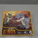 INSFUN 2.4GHz Remote Control Walking Dinosaur Toy for Kids - Birthday Gifts for Boys Ages 3-5 5-7 8-12, Interactive Dino with Roaring Sound, Cool Lights & Mist Spray