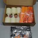 Newwiee 82 Pcs Day of the Dead Altar Kit Flameless LED Candle Paper Marigold Flower Fan Monarch Butterfly Papel Picado Banner Disposable Tablecloth for Dia De Los Muertos Altar Diwali(Cute Color)