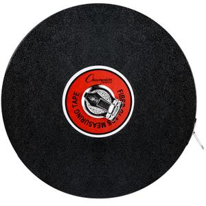 Champion Sports Closed Reel Measure Tape 250 ft / 75 m, Hand Crank, Dual-Sided Feet & Meters