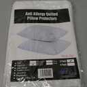 UNILIBRA 2 Pack Waterproof Pillow Protector Quilted Queen Size(21"X30") (Queen Pillow Protector)