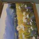 InSimSea Extra Large Framed Vintage Wall Art, Meadow Wildflowers, 20x40inch