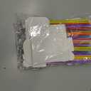 2 x 48Sets Valentines Day Gifts Bulk Valentines Day Crazy Straws with Cards and Stickers Water Bottle Gift Colorful Reusable Drinking Straws Exchange Cards for Friends Party Favors Supplies