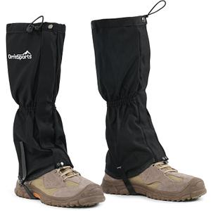Waterproof Adjustable Leg Gaiters for Men and Women Snow Boot Gaiters for Hiking in Hunting Sand and Mud Mountain Climbing or Snowshoeing, Small-Medium