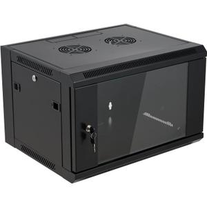 6U Wall Mount Server Cabinet Network Rack Enclosure Locking Glass Door by Tedgetal