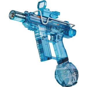 Electric Water Gun for Adults Kids Ages 4+,Rechargeable,Automatic Squirt Watergun,Ideal Gift Toys for Summer Game,Backyard,Beach,Long Range,2026 Splash Powerful LED Blaster Electric Water Guns(Blue)