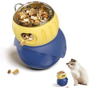 Cat Puzzle Feeder - Interactive Cat Toy & Dog Toys, Treat Dispenser for Indoor Cats, Small Dogs, Puppies | Slow Feeder to Keep Busy