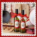 Acellegic 16 Set Christmas Coquito Bottles 25 oz Coquito Plastic Wine Bottles with Caps Labels Stickers PVC Shrink Capsules Ribbons Funnel for Homemade DIY Craft Xmas Party Brewing Beverages Liqueur